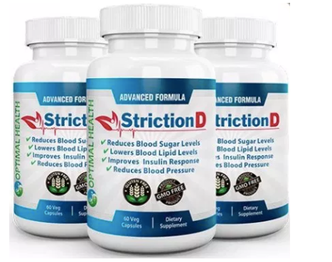 StrictionD Dietary Supplement - Healthy Blood Sugar Support